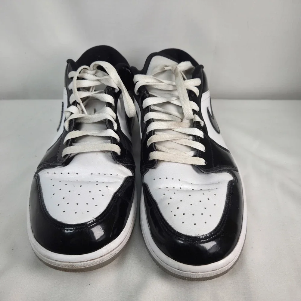 Nike Air Jordan 1 Low SE Concord DV1309-100 Mens Size 12 Black And White Leather